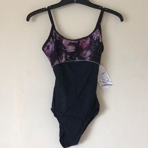 Ainsliewear Leotard w/ Floral Print